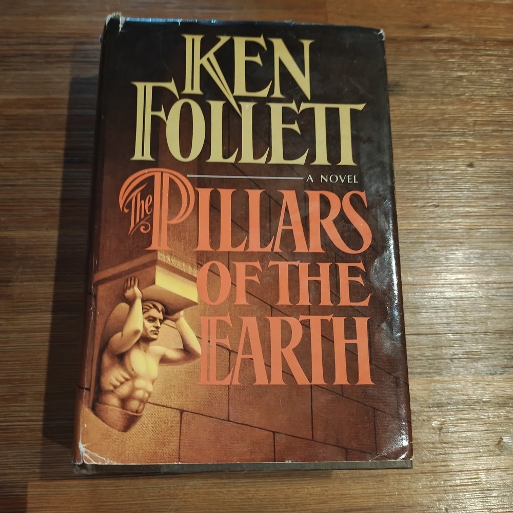 The Pillars Of The Earth by Ken Follett‎ hardcover dust jacket 1989
